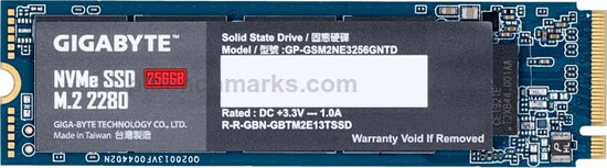Gigabyte M.2 NVMe SSD