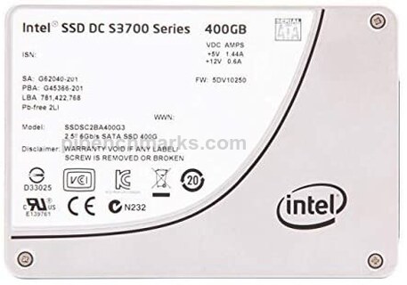 Intel DC DS3700 Series