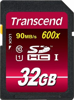 Transcend SDHC (SDXXX A1 C10 V10 U1)